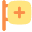 Public hospital icon